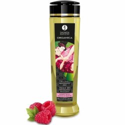 Imagen de SHUNGA - ACEITE DE MASAJE ORGÁNICO FRAMBUESA 240 ML