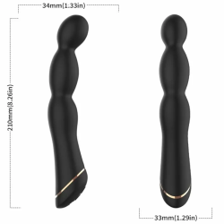 Imagen de BAMBU VIBRADOR AJUSTABLE NEGRO