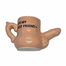Imagen de DIABLO PICANTE – IMÁN TAZA CERÁMICA CON PENE EN RELIEVE “FOR MY BEST FRIEND”