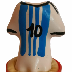Imagen de CONDOMERIE  PRESERVATIVO DECORATIVO PINTADO A MANO CAMISETA MESSI N10
