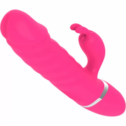 Imagen de NASTY DILDO VIBRADOR RABBIT FUCSIA