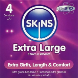 Imagen de SKINS  TAMAÑO XL PRESERVATIVOS PREMIUM PACK 4