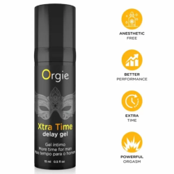 Imagen de ORGIE - XTRA TIME GEL RETARDANTE SIN ANESTÉSICOS 15 ML