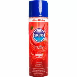 Imagen de SKINS  FRUITY LUBRICANTE BASE DE AGUA FRESA 130 ML