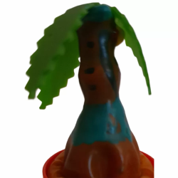 Imagen de CONDOMERIE  PRESERVATIVO DECORATIVO PINTADO A MANO PALMERA