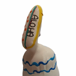 Imagen de CONDOMERIE  PRESERVATIVO DECORATIVO PINTADO A MANO TABLA DE SURF
