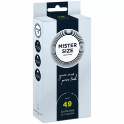 Imagen de MISTER SIZE  PRESERVATIVOS TALLA S 49 MM (10 UNIDADES)