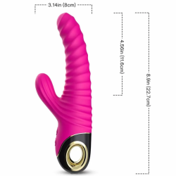 Imagen de ETERNITY VIBRADOR SILICONA FUCSIA