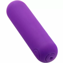 Imagen de SPLASH HAHA BALA VIBRADORA SILICONA 10 VIBRACIONES 75 X 19 CM MORADO