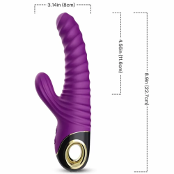 Imagen de ETERNITY VIBRADOR SILICONA VIOLETA