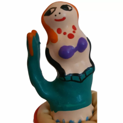 Imagen de CONDOMERIE  PRESERVATIVO DECORATIVO PINTADO A MANO SIRENA