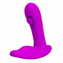 Imagen de PRETTY LOVE - BAUER MASAJEADOR DE PRÓSTATA 12 MODOS RECARGABLE MORADO