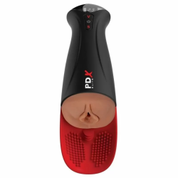 Imagen de PDX ELITE - MASTURBADOR AUTOMÁTICO FAP-O-MATIC PRO XL VIBRADOR MARRÓN 34.9 CM