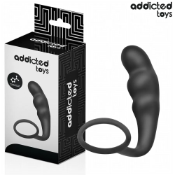 Imagen de ADDICTED TOYS  PLUG ANAL CON ANILLO SILICONA MODELO 4