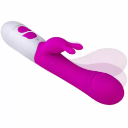 Imagen de HAPPY VIBRADOR & ESTIMULADOR RABBIT VIOLETA