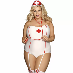 Imagen de SUBBLIME - DISFRAZ ENFERMERA SEXY CON TEDDY L/XL