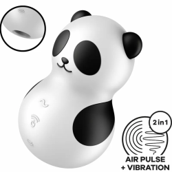 Imagen de POCKET PANDA ESTIMULADOR & VIBRADOR BLANCO Y NEGRO