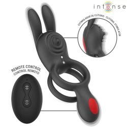 Imagen de INTENSE - QUINN ANILLO DOBLE CON VIBRACIÓN CONTROL REMOTO