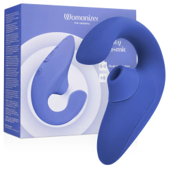 Imagen de WOMANIZER  BLEND ESTIMULADOR VIBRADOR RABBIT AZUL