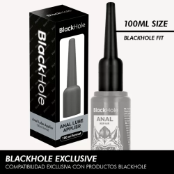 Imagen de BLACK HOLE - APLICADOR DE LUBRICANTE ANAL TALLA L 100 ML