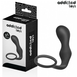 Imagen de ADDICTED TOYS  PLUG ANAL CON ANILLO SILICONA MODELO 3