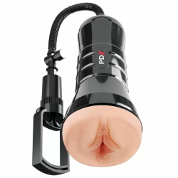 Imagen de PDX EXTREME -WET PUSSIES MASTURBADOR VAGINA XXL SUPER SUCKER LIGHT CON SUCCIÓN 27.3 CM