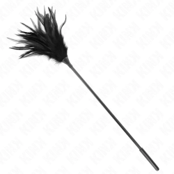 Imagen de PLUMAS MÚLTIPLES PARA COSQUILLAS NEGRO 45 CM