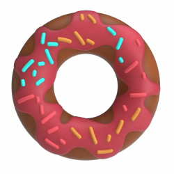 Imagen de PRETTY LOVE - ANILLO PARA PENE SUPER DONUT ROSA