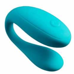 Imagen de ROMP - JOIN VIBRADOR PARA PAREJAS TURQUESA