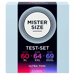 Imagen de MISTER SIZE - PACK MUESTRA PRESERVATIVOS TALLA 60-64-69 MM (3 UNIDADES)