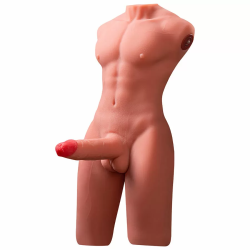 Imagen de XISE  JASON HALF BODY TORSO REALÍSTICO MASCULINO CON THRUSTING Y VIBRACIÓN 55 CM