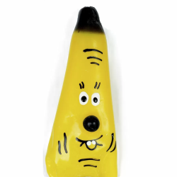 Imagen de CONDOMERIE  PRESERVATIVO DECORATIVO PINTADO A MANO PLÁTANO MODELO 2