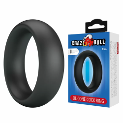 Imagen de CRAZY BULL - ELIO ANILLO PARA PENE SILICONA NEGRO