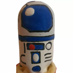 Imagen de CONDOMERIE  PRESERVATIVO DECORATIVO PINTADO A MANO ROBOT