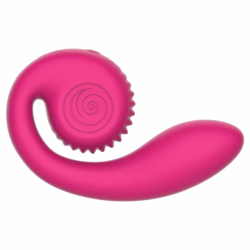 Imagen de SNAIL VIBE - GIZI LITE VIBRADOR DUAL PUNTO G Y CLÍTORIS ROSA