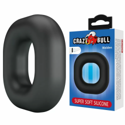 Imagen de CRAZY BULL - WALDEN ANILLO PARA PENE SUPER SOFT SILICONA NEGRO