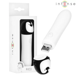 Imagen de RICO BALA VIBRADORA PINGÜINO RECARGABLE USB 10 X 2.2 CM