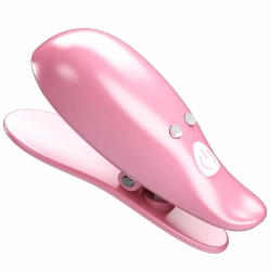Imagen de LEAF PINZAS VIBRATORIAS PARA PEZONES ROSA