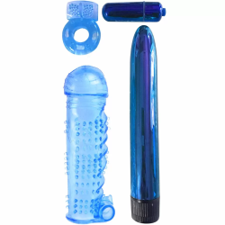 Imagen de CLASSIX  KIT DE PLACER PARA PAREJAS AZUL