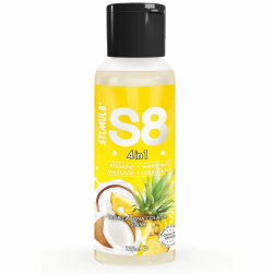 Imagen de STIMUL8  S8 4 EN 1 LUBRICANTE POSTRE PIÑA COLADA 125 ML