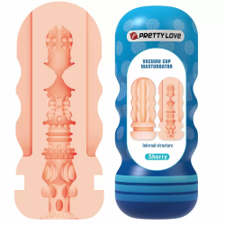 Imagen de PRETTY LOVE - SHERRY MASTURBADOR VAGINA CON VENTOSA Y TEXTURAS INTERNAS
