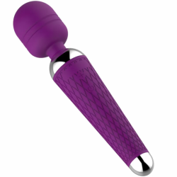 Imagen de MASAJEADOR & VIBRADOR CABEZA FLEXIBLE VIOLETA