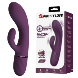 Imagen de PRETTY LOVE - MARGIE VIBRADOR RABBIT RECARGABLE 10 FUNCIONES MORADO