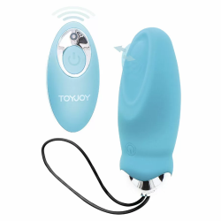 Imagen de TOYJOY  HAPPINESS IM SO EGGCITED VIBRADOR CON CONTROL REMOTO AZUL