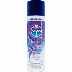 Imagen de SKINS  FUSION LUBRICANTE HÍBRIDO BASE DE AGUA & SILICONA 130 ML