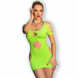 Imagen de CHILIROSE - CR 4671 VESTIDO VERDE S/M