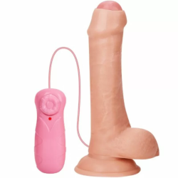 Imagen de DILDO REALISTICO CON PREPUCIO 21 CM