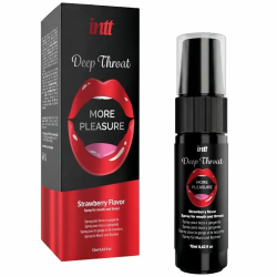 Imagen de INTT - DEEP THROAT MORE PLEASURE SPRAY ORAL SABOR FRESA