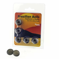 Imagen de TALOKA - BRAZILIAN BALLS GEL EXCITANTE EFECTO FRESCOR 5 BOLAS