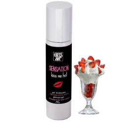 Imagen de EROS SENSATTION LUBRICANTE NATURAL FRESAS CON NATA 50ML